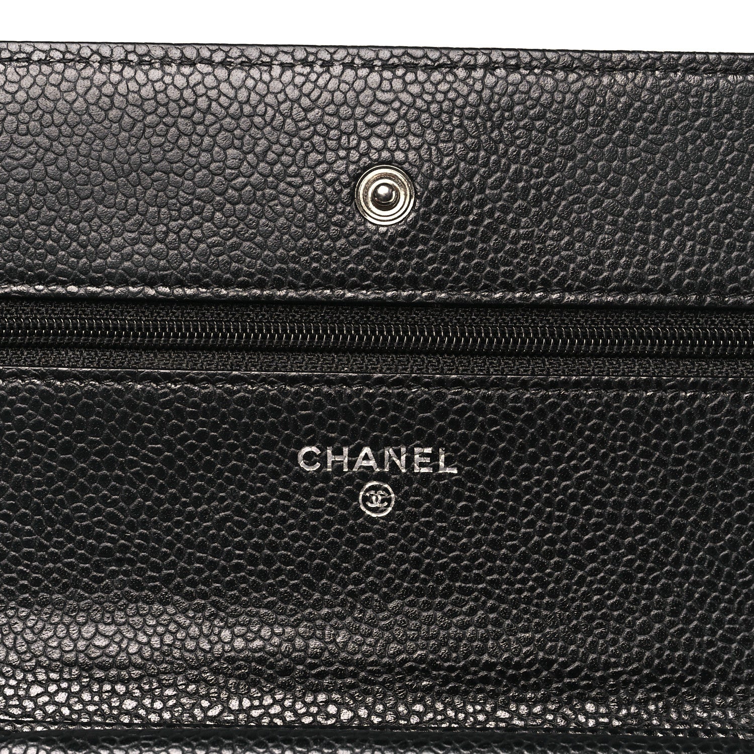 Chanel Caviar Quilted Wallet on Chain WOC Black 6 of 12