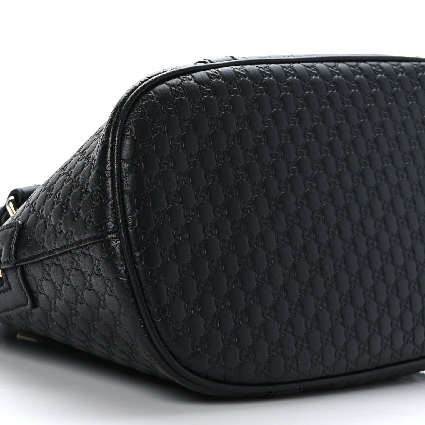 Microguccissima Medium Dome Bag Black