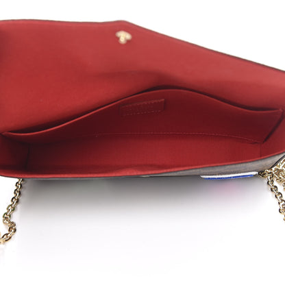 Louis Vuitton Monogram My LV World Tour Pochette Felicie Chain Wallet Coquelicot 5 of 10