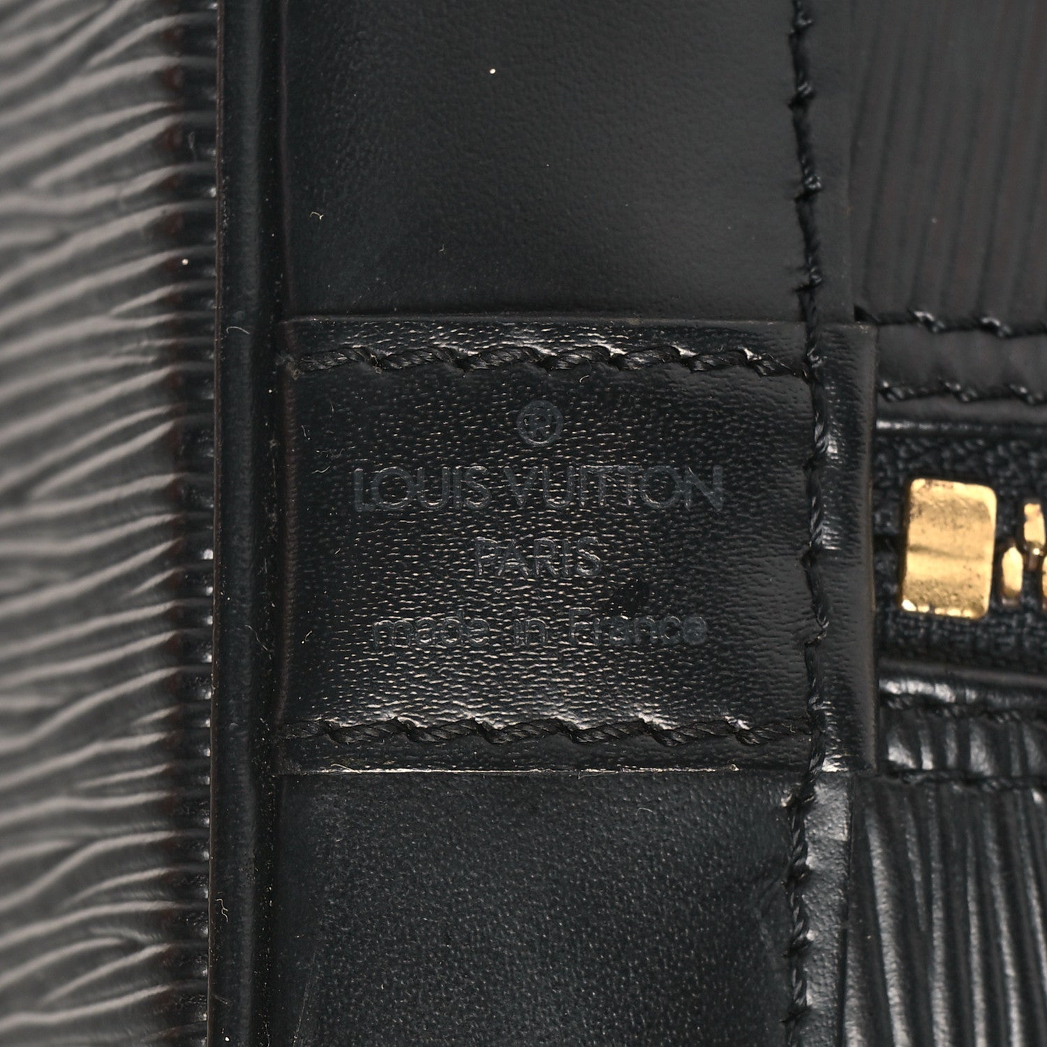Louis Vuitton Epi Alma PM Black 6 of 10