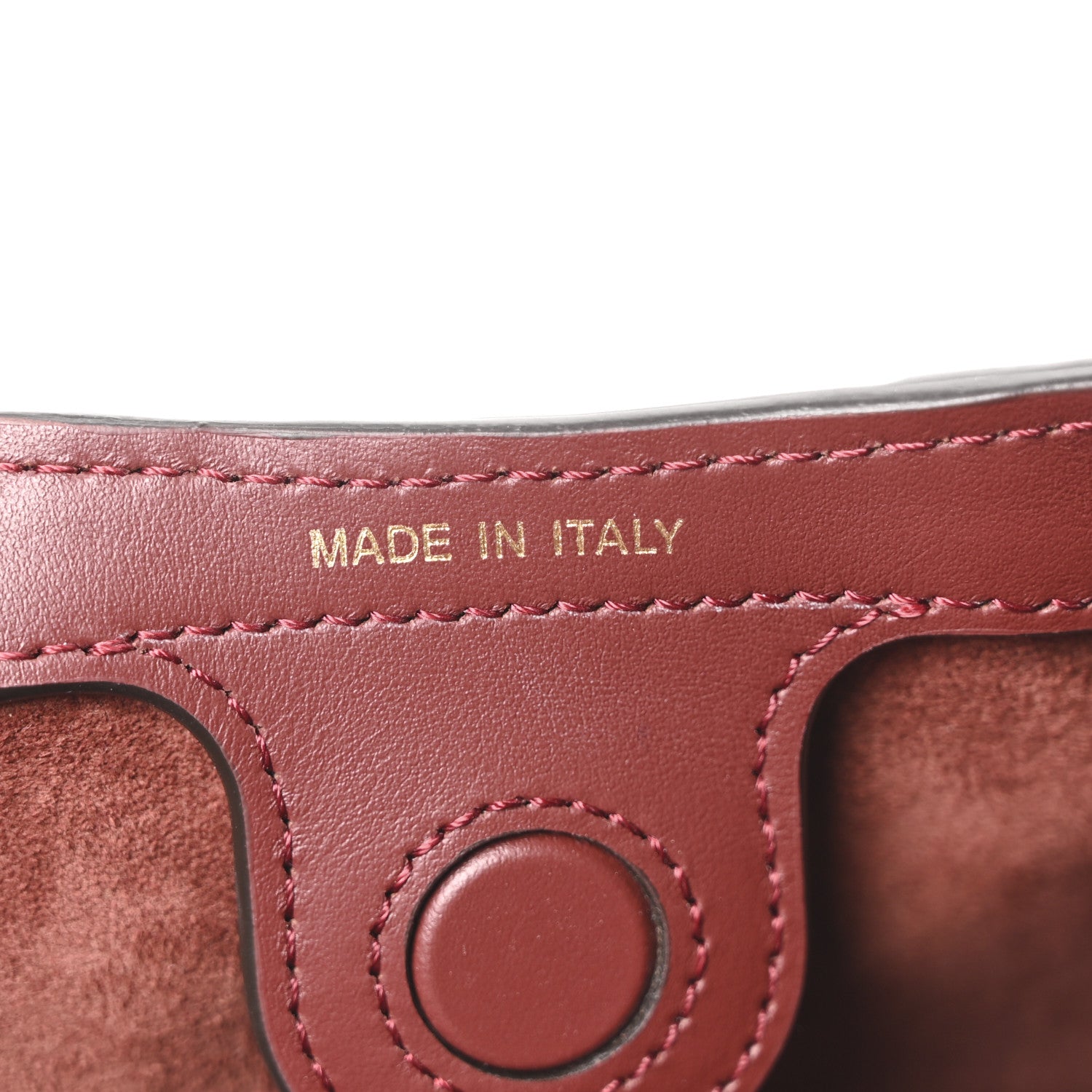 Fendi Inlaid Hagfish Pequin Small Spy Wine 7 of 11