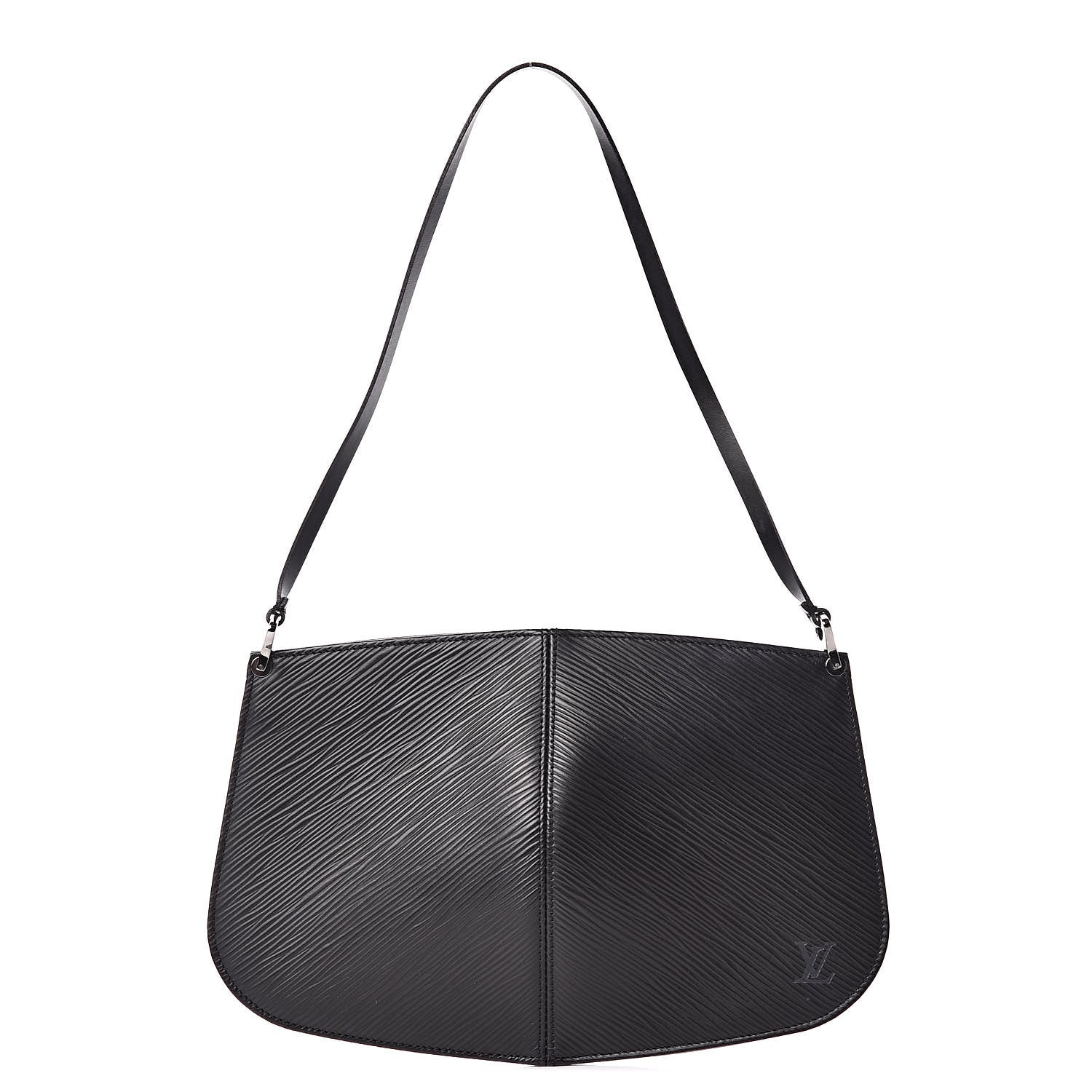 Louis Vuitton Epi Demi Lune Pochette Black 1 of 8
