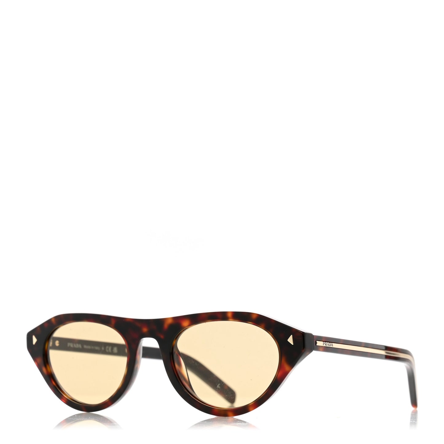 Acetate Iconic Metal Plaque Sunglasses SPR B15 Chamomile