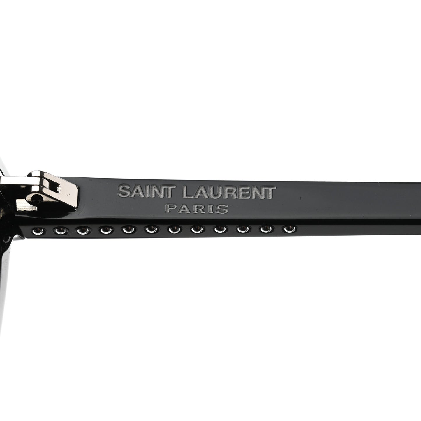 Acetate Studded SL28 Sunglasses Black
