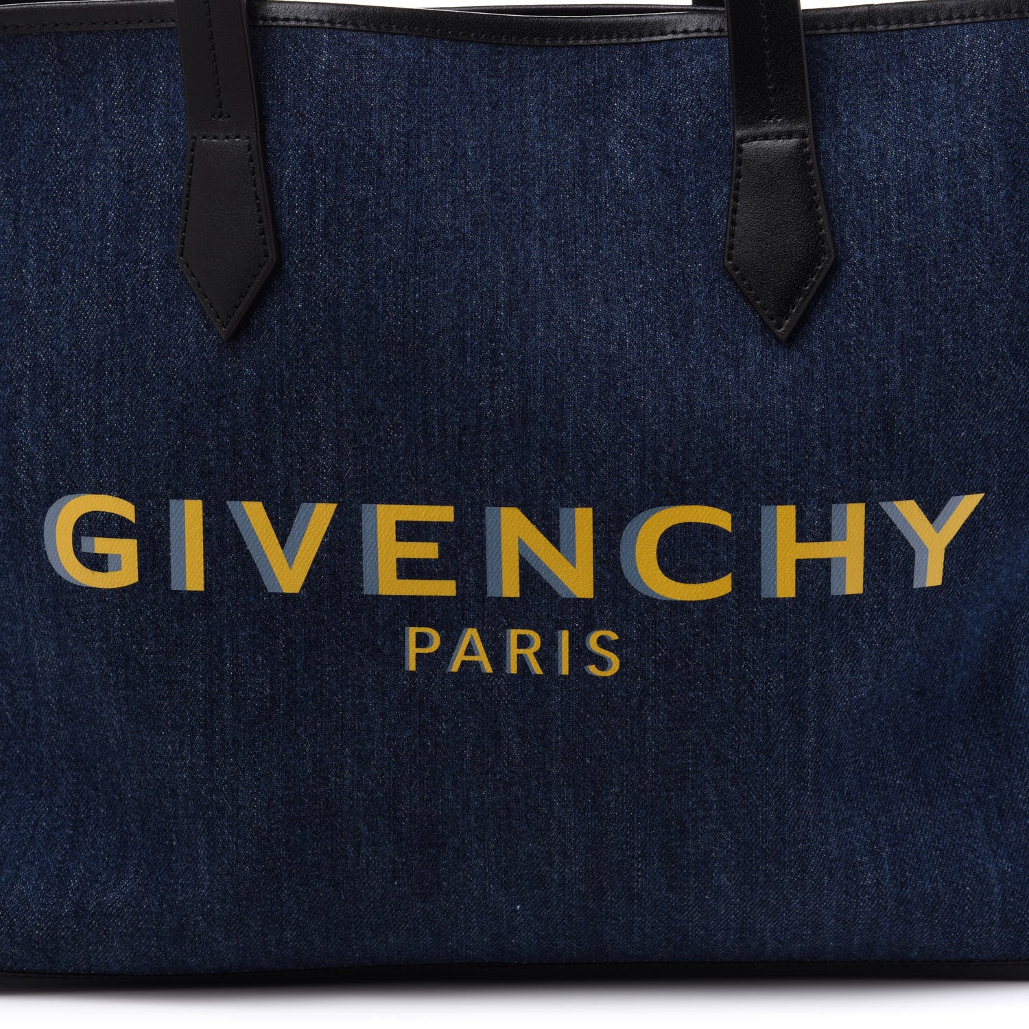 Givenchy Denim Medium Logo Bond Shopper Tote Blue 10 of 13