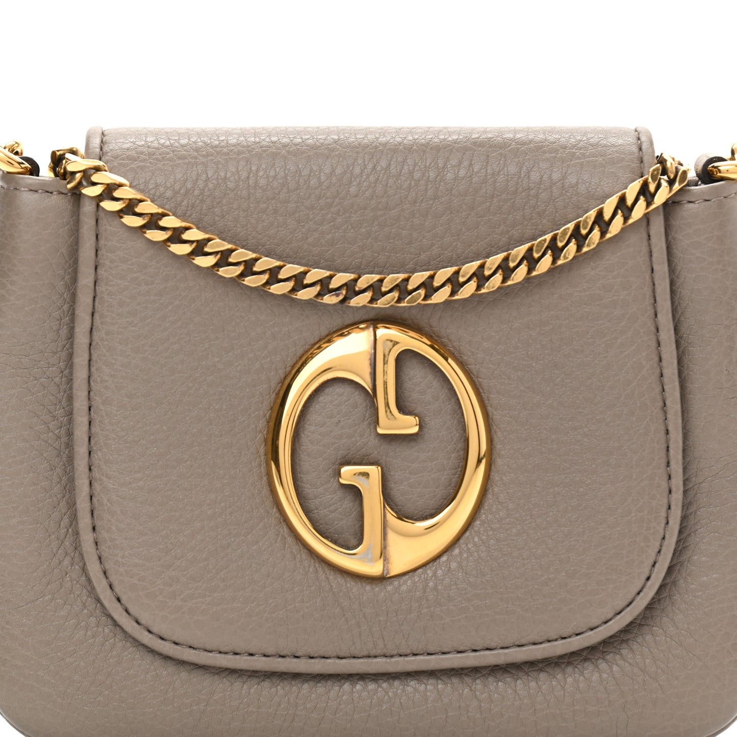 Pebbled Calfskin Small 1973 Chain Shoulder Bag Porcelain Rose