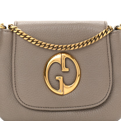 Gucci Pebbled Calfskin Small 1973 Chain Shoulder Bag Porcelain Rose 8 of 8