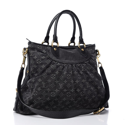 Louis Vuitton Denim Neo Cabby GM Black 3 of 10