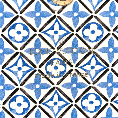 Louis Vuitton Monogram Giant By The Pool Kirigami Pochette Set Blue Rose Beige 7 of 12