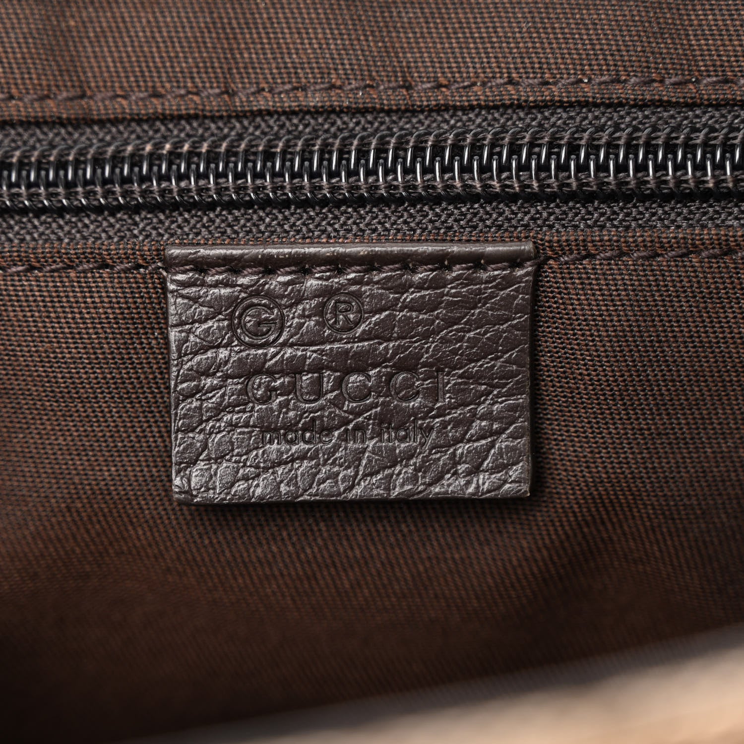Gucci Monogram Flap Messenger Bag Beige Dark Brown 6 of 10