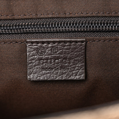 Gucci Monogram Flap Messenger Bag Beige Dark Brown 6 of 10