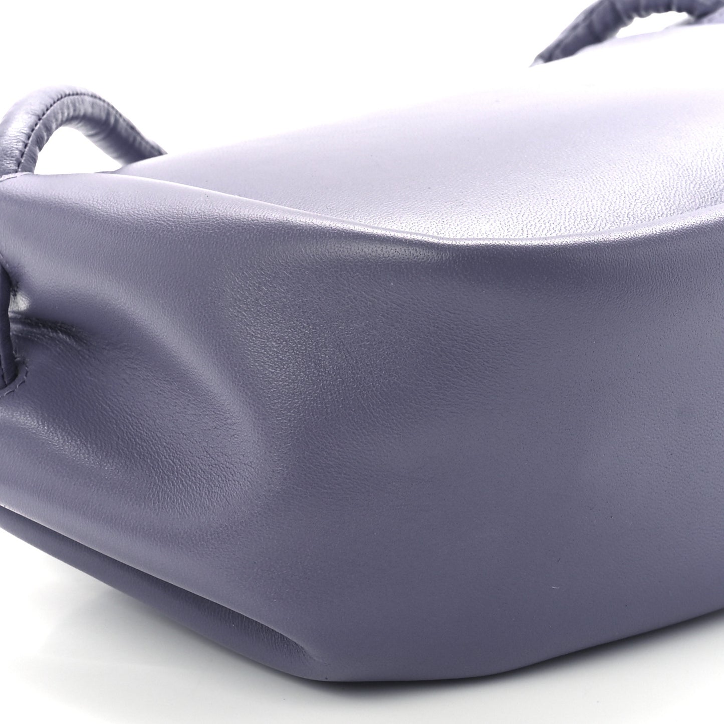 Lambskin Small Beak Triangle Flap Shoulder Bag Lavender