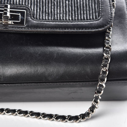 Chanel Lambskin Mademoiselle Accordion Flap Black 12 of 17