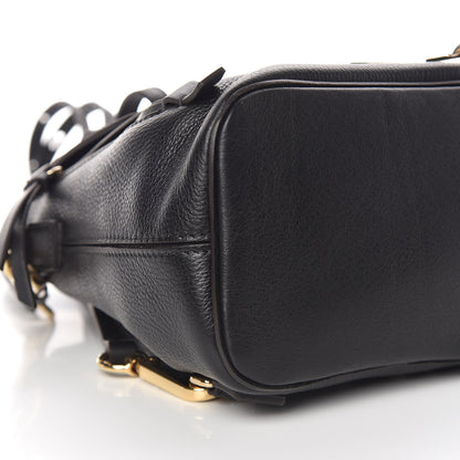 Chloe Suede Calfskin Mini Faye Backpack Black 5 of 9