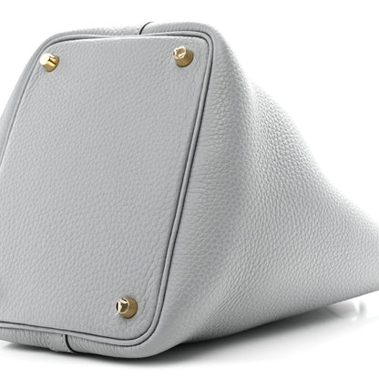 Hermes Taurillon Clemence Picotin Lock 18 PM Gris Pantin 10 of 11