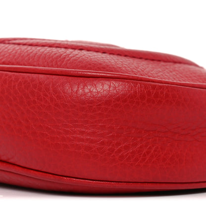 Gucci Pebbled Calfskin Mini Soho Chain Bag Tabasco Red 9 of 9