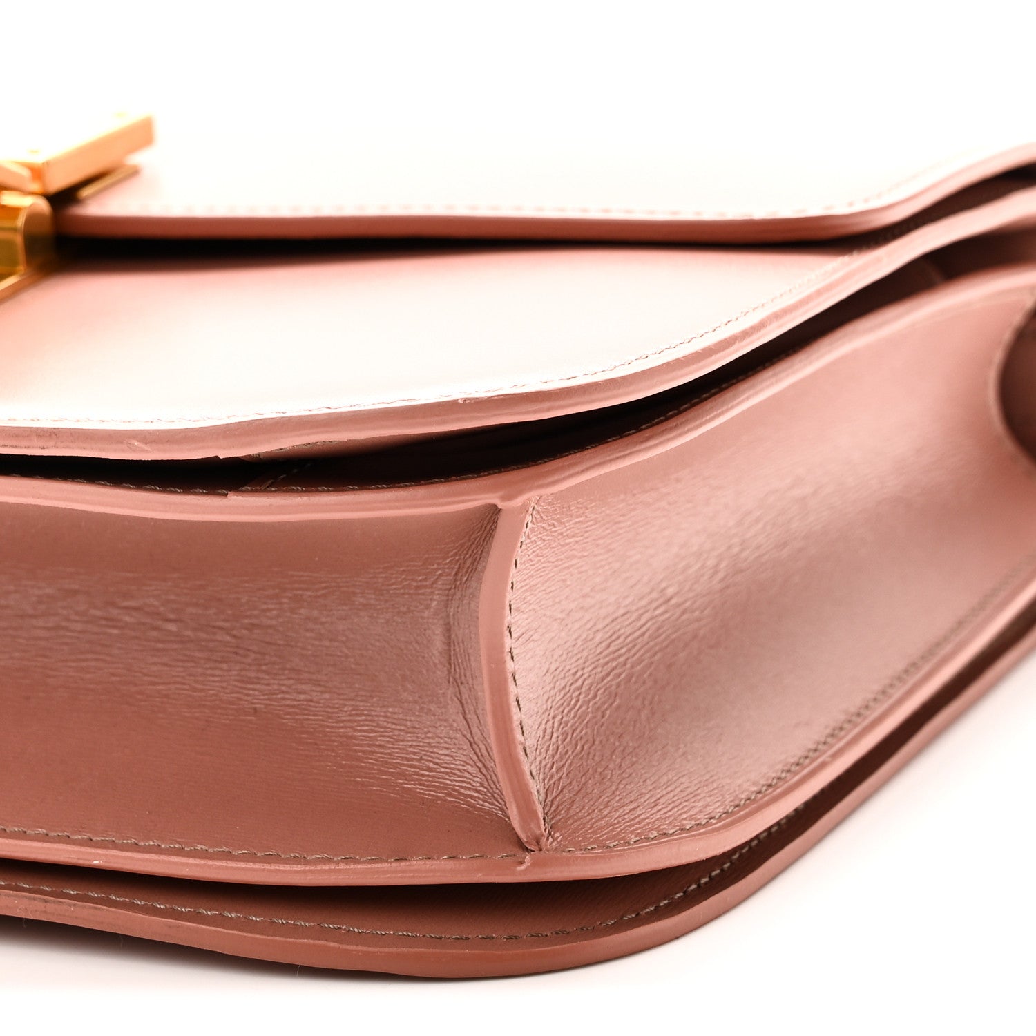 Celine Box Calfskin Medium Classic Box Flap Bag Antique Rose 10 of 10