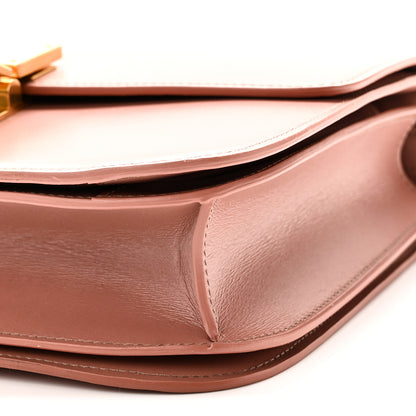 Celine Box Calfskin Medium Classic Box Flap Bag Antique Rose 10 of 10