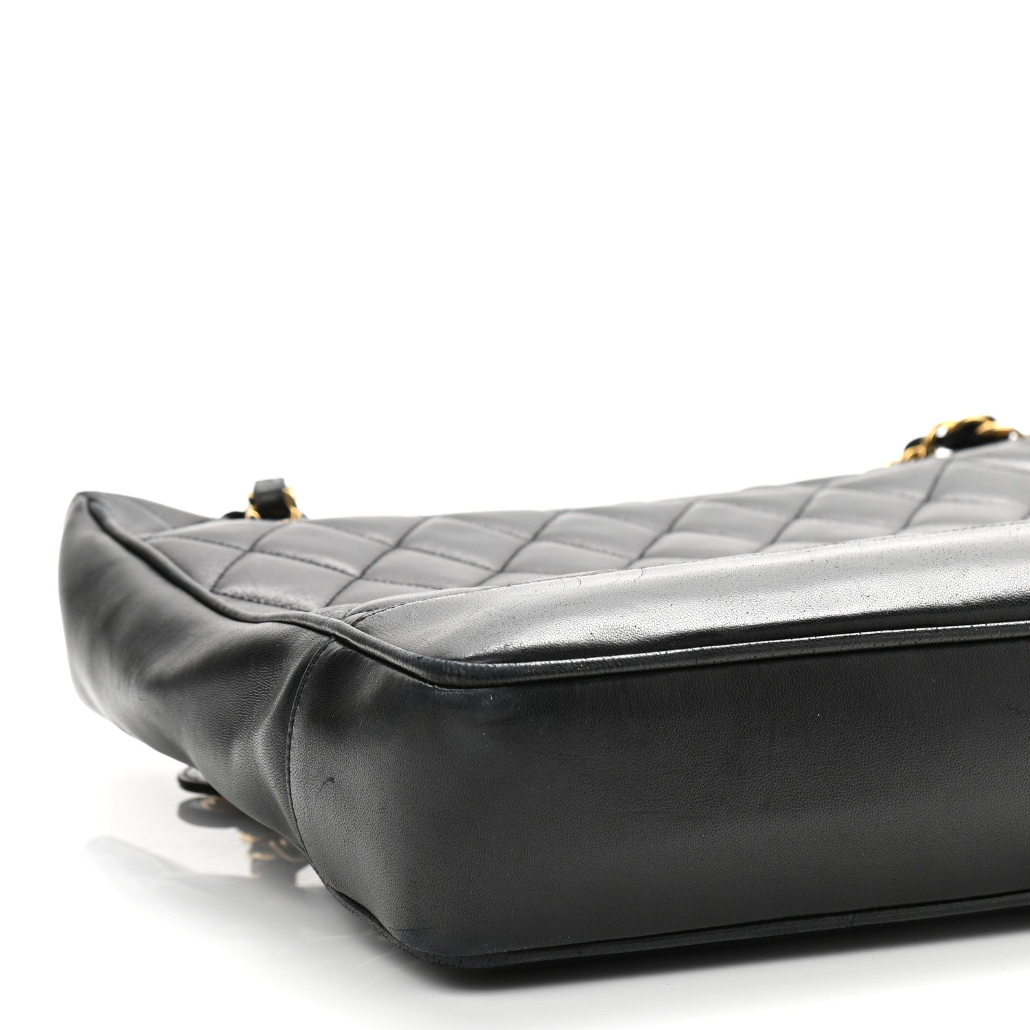 Chanel Lambskin Quilted Shoulder Bag Black 11 of 14