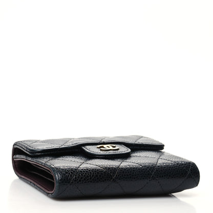 Chanel Caviar Quilted Compact Flap Wallet Black 4 of 12