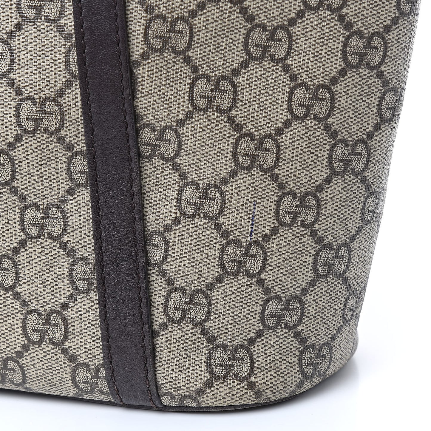 GG Supreme Monogram Medium Joy Tote Dark Brown