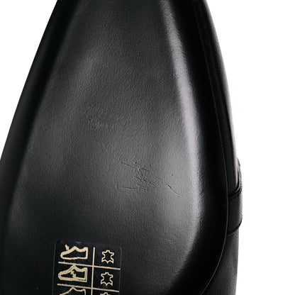 Hermes Goatskin Bilbao Ballet Flats 41 Black 10 of 11