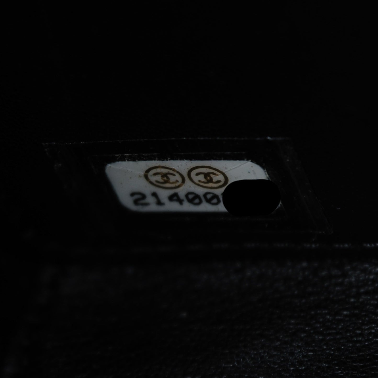 Plexiglass Strass N°5 Minaudière Black Gold