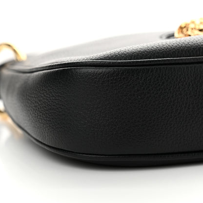 Versace Calfskin La Medusa Small Hobo Crossbody Black 8 of 11