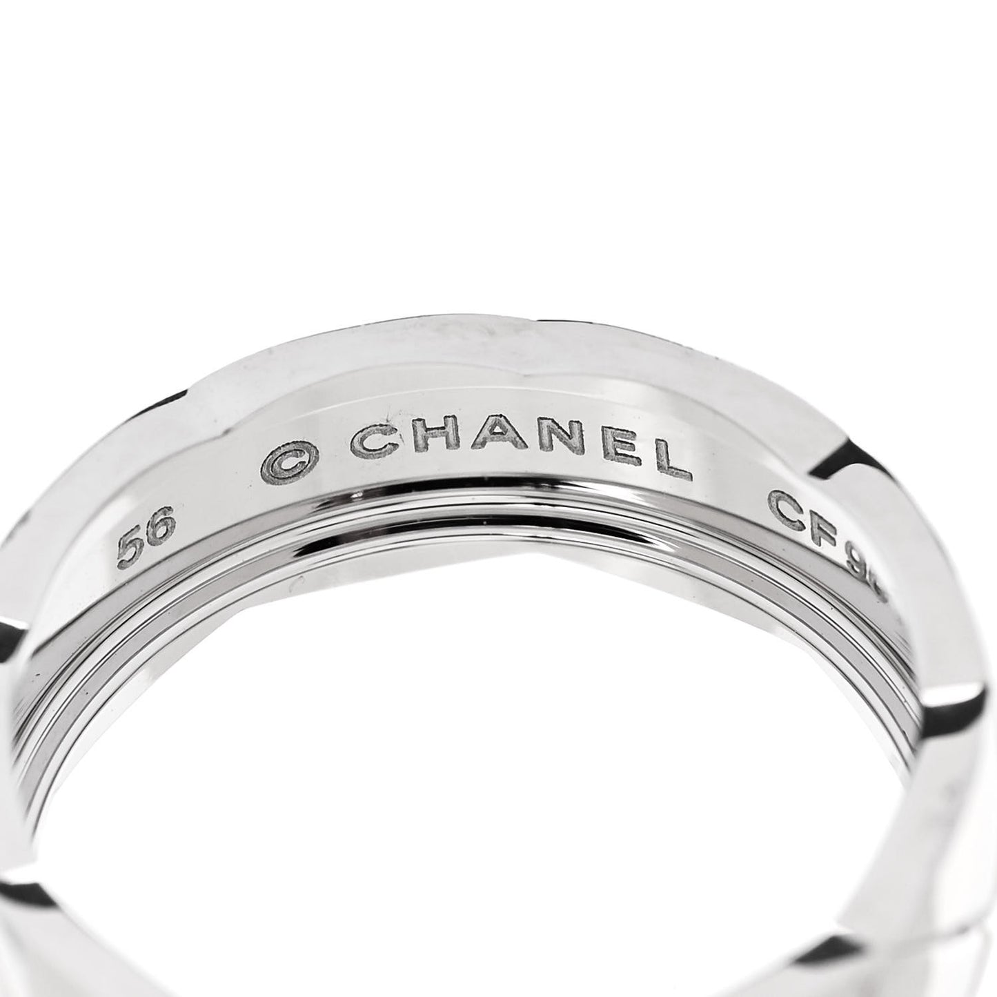 18K White Gold Small Coco Crush Ring 56 7.5