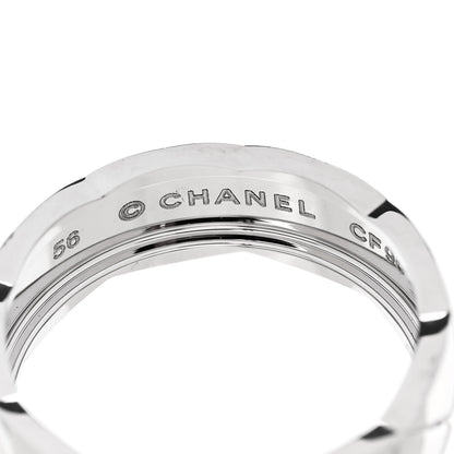 Chanel 18K White Gold Small Coco Crush Ring 56 7.5 4 of 6