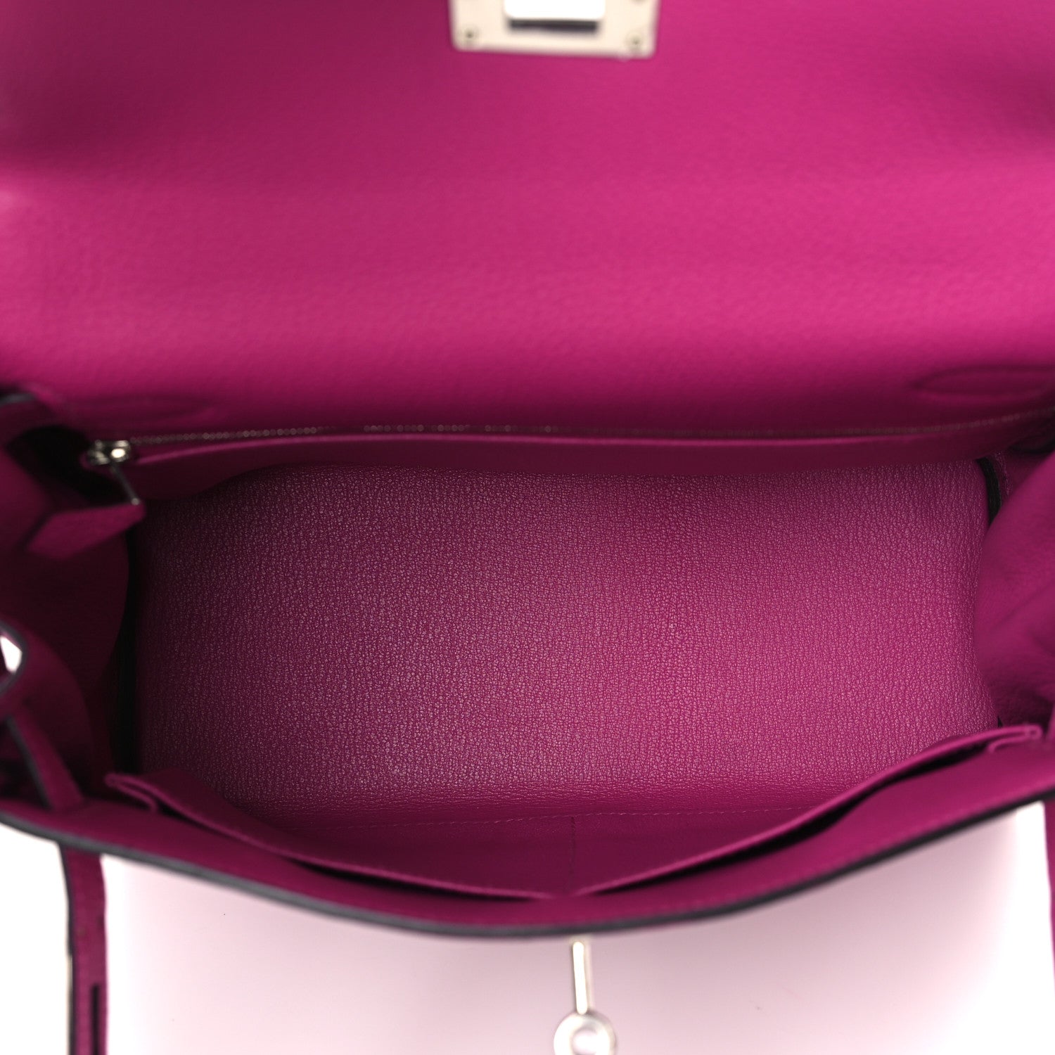 Hermes Togo Kelly Retourne 28 Rose Pourpre 5 of 9