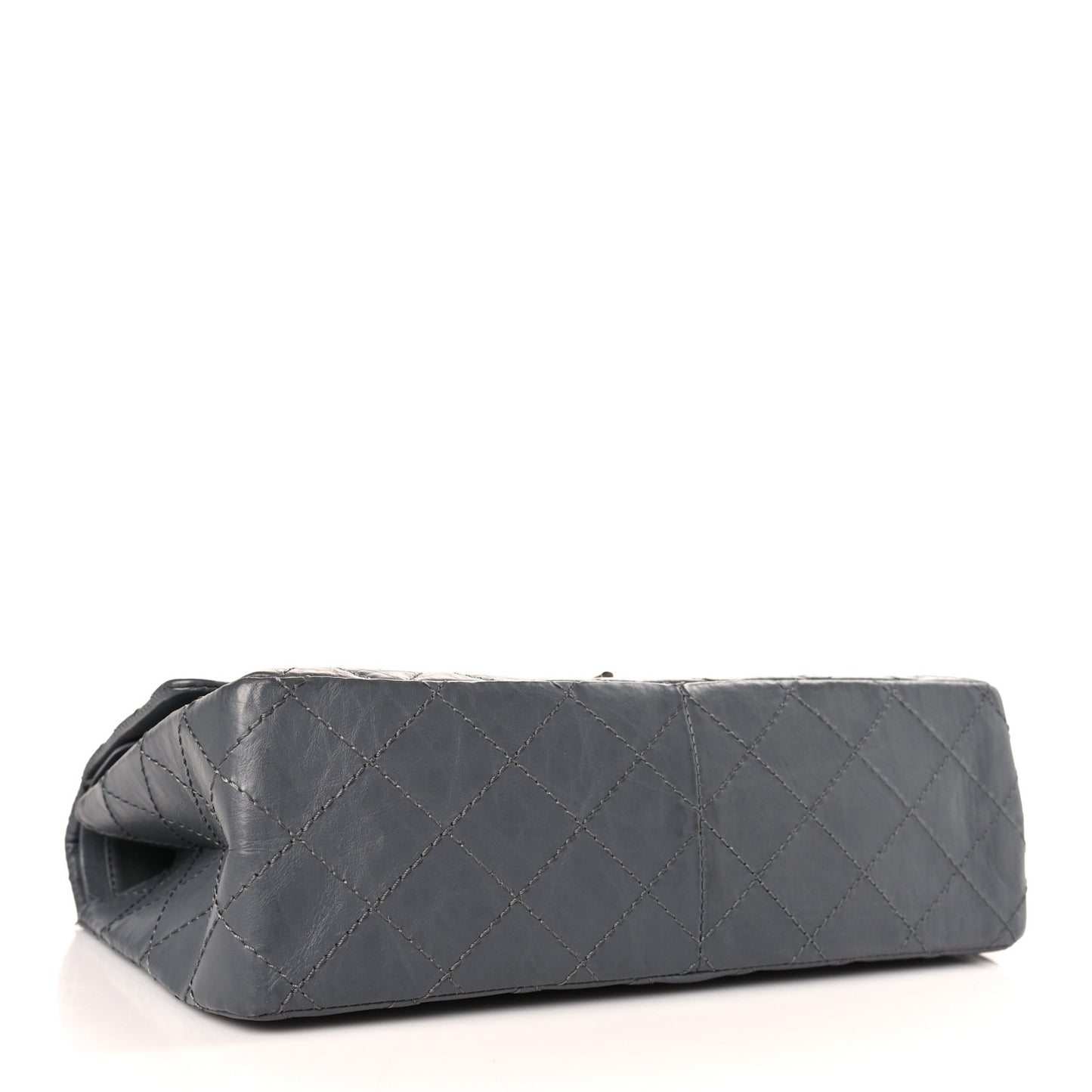 Aged Calfskin Quilted 2.55 Reissue 226 Flap Grey