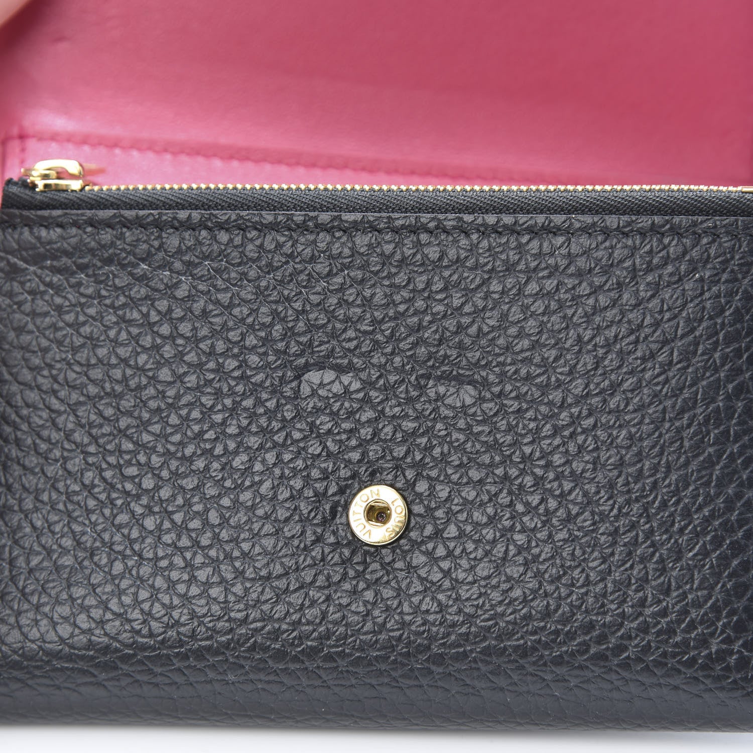Louis Vuitton Taurillon Capucines Compact Wallet Black 9 of 10