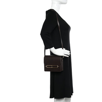 Hermes Evercolor Mini Sac Roulis Chocolate 2 of 10