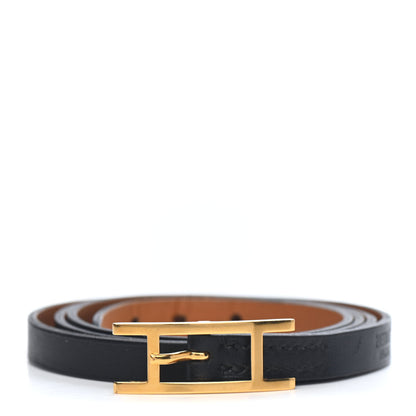 Hermes Chamonix Hapi 3MM Triple Tour Wrap Bracelet S Black 1 of 4