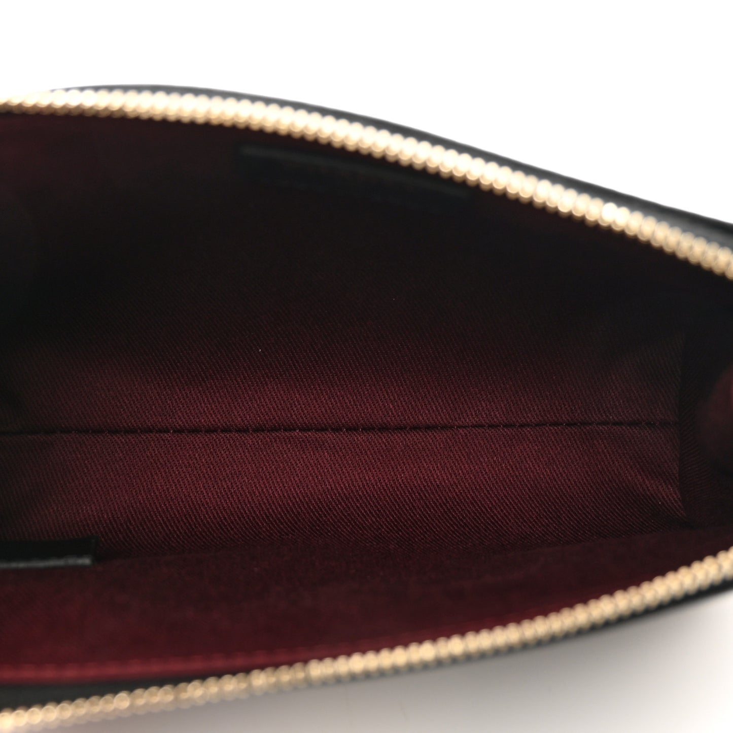 Grained Calfskin Neo Executive Cosmetic Case Black