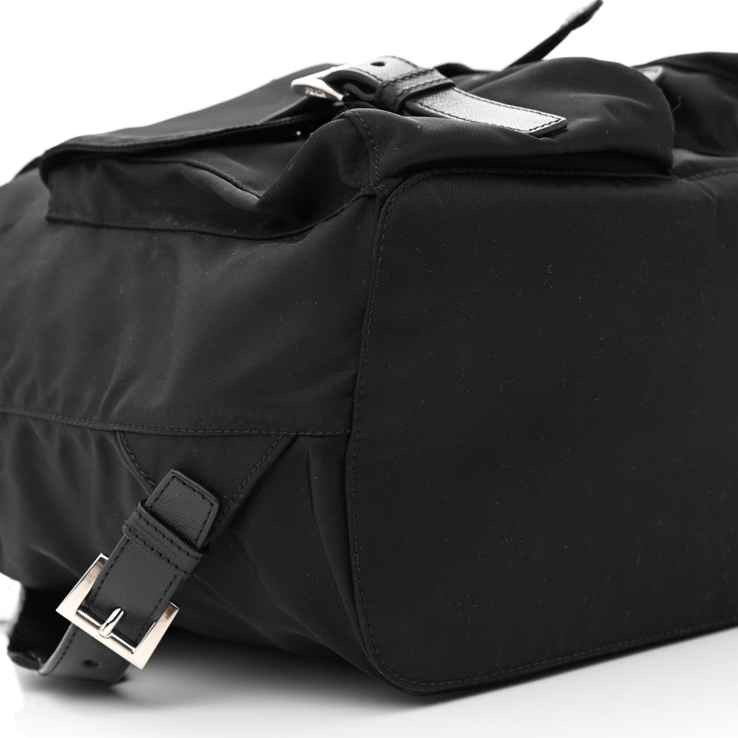 Prada Nylon Vela Medium Backpack Black 10 of 11