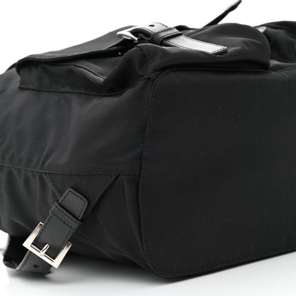 Prada Nylon Vela Medium Backpack Black 10 of 11
