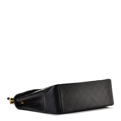 Chanel Lambskin Quilted XL Jumbo Single Flap Black 3 of 5