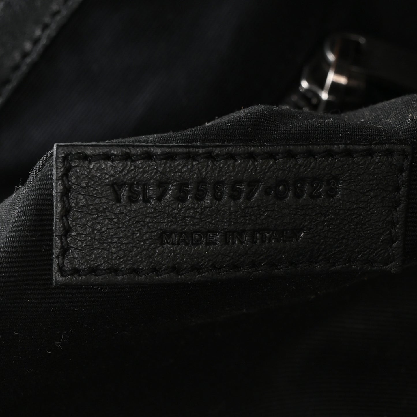 Grained Lambskin Monogram Oversized Niki Chain Satchel Black