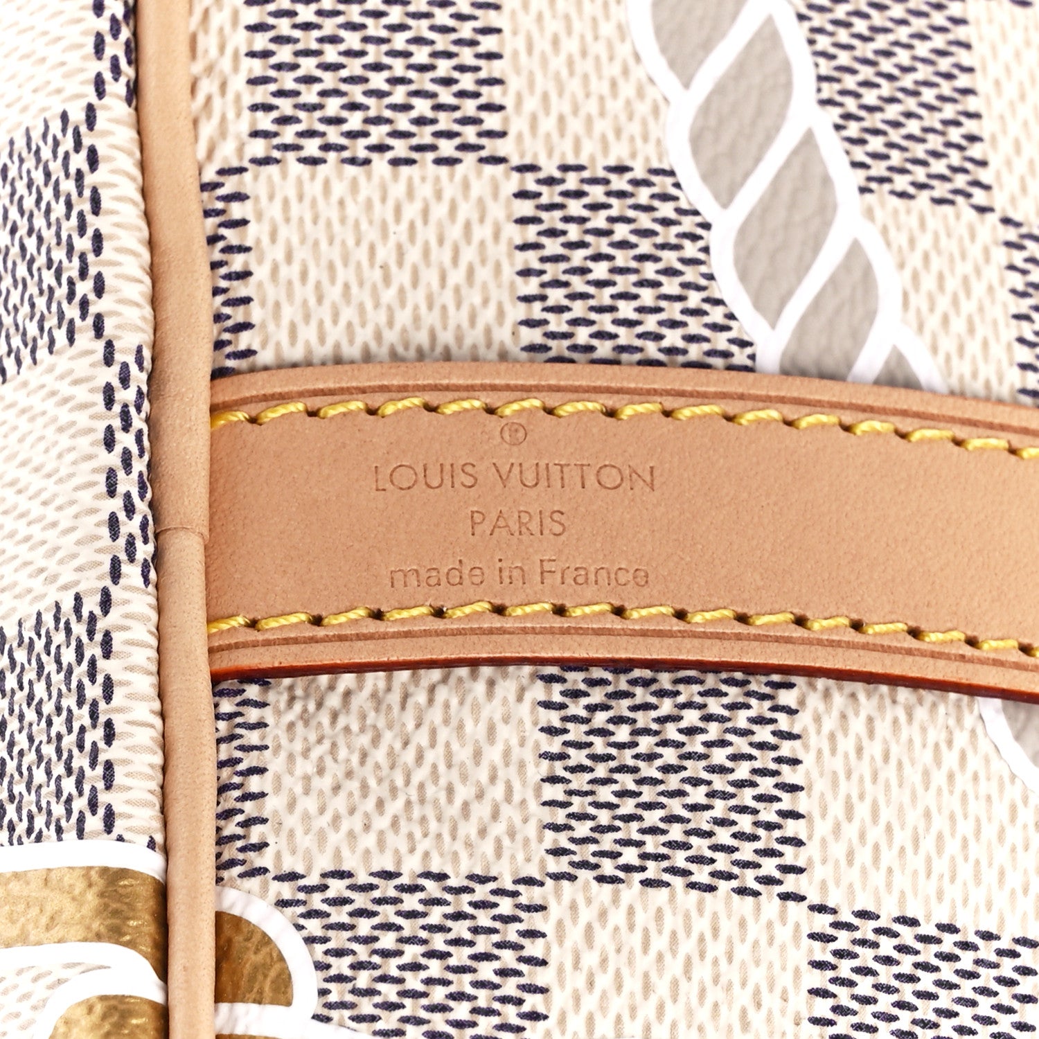 Louis Vuitton Damier Azur Nautical Speedy Bandouliere 25 7 of 10