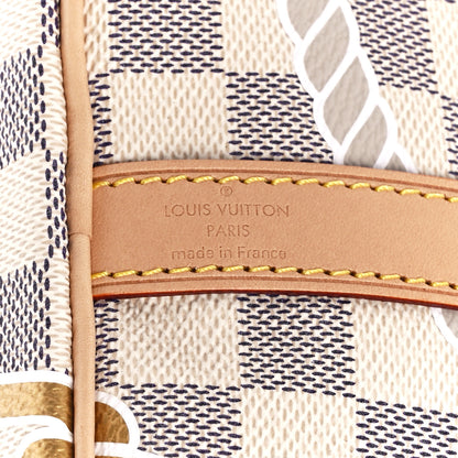 Louis Vuitton Damier Azur Nautical Speedy Bandouliere 25 7 of 10