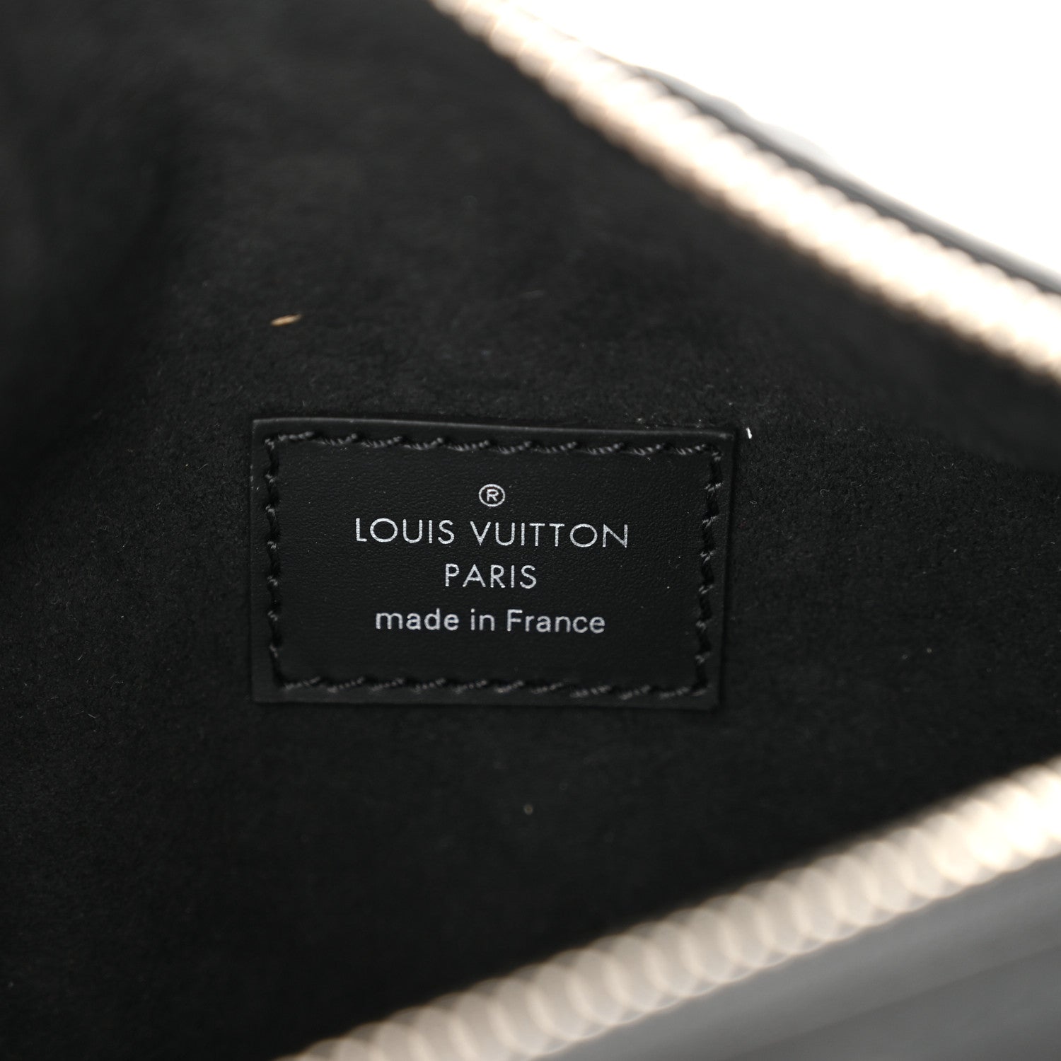 Louis Vuitton Calfskin Debossed Monogram Side Trunk Black 6 of 9