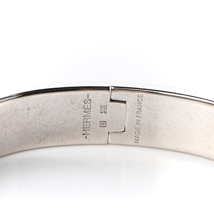 Hermes Enamel Narrow Clic Clac H Bracelet PM Ardoise 5 of 6