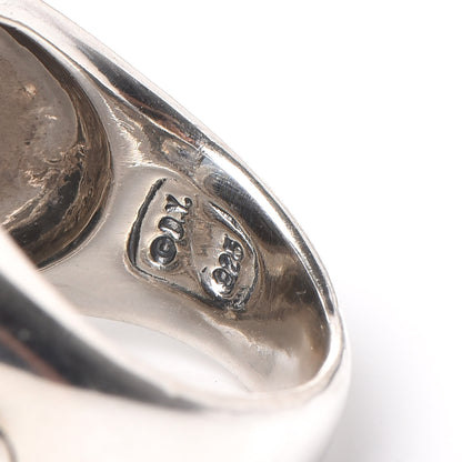 David Yurman Sterling Silver Diamond Black Onyx 14mm Albion Statement Ring 51 5.75 6 of 7
