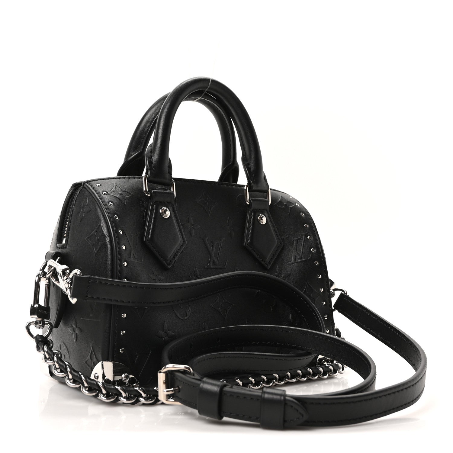 Louis Vuitton Calfskin Monogram Bold Speedy Trunk 20 3 of 10