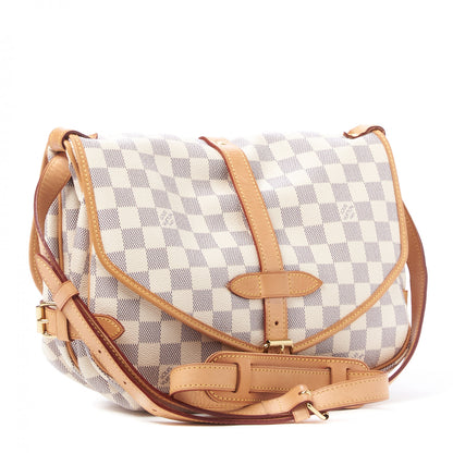 Louis Vuitton Damier Azur Saumur MM 2 of 8