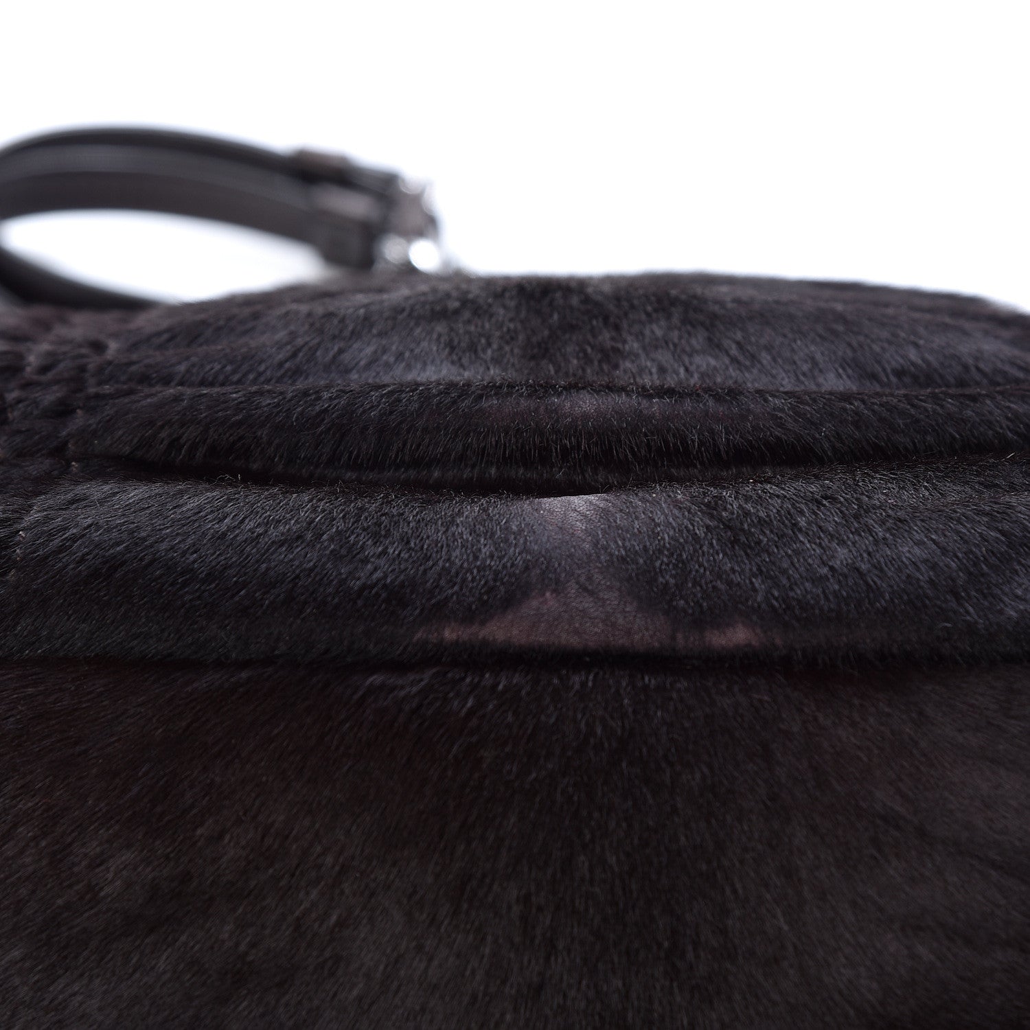 Chanel Pony Hair Sharpei Frame Tote Dark Brown 10 of 13