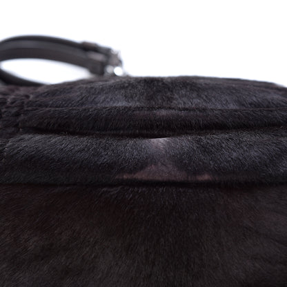 Chanel Pony Hair Sharpei Frame Tote Dark Brown 10 of 13