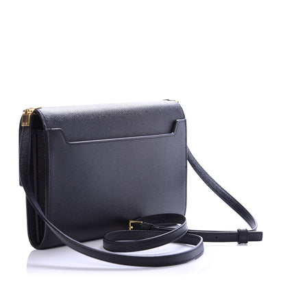 Saint Laurent Grain De Poudre Mini Uptown Crossbody Bag Black 3 of 10